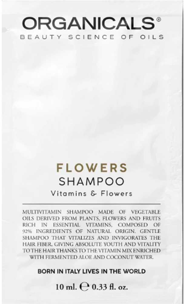 Organicals FLOWERS Šampūnas Vitamins&Flower, 10 ml
