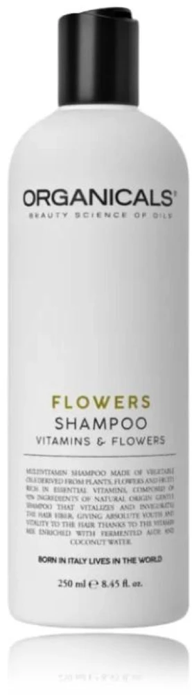 Organicals Flowers & Vitamins Šampūnas gaivinamasis šampūnas plaukams, 250 ml