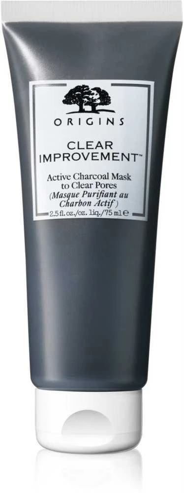 Origins Clear Improvement Active Charcoal Mask To Clear Pores valomoji kaukė su aktyvintosiomis anglimis, 75 ml