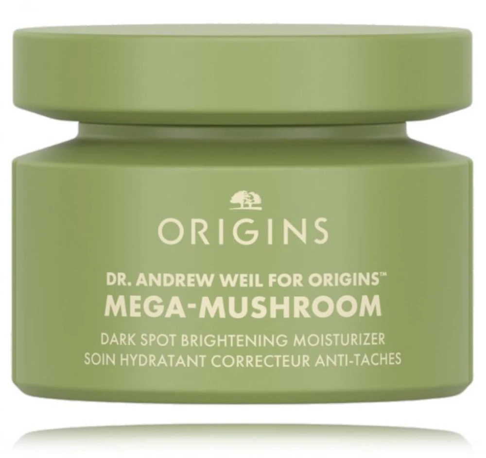 Origins Dr. Weil Mega-Mushroom Dark Spot Bright. Moisturizer šviesinanti drėkinanti priemonė veidui nuo pigmentinių dėmių, 50 ml