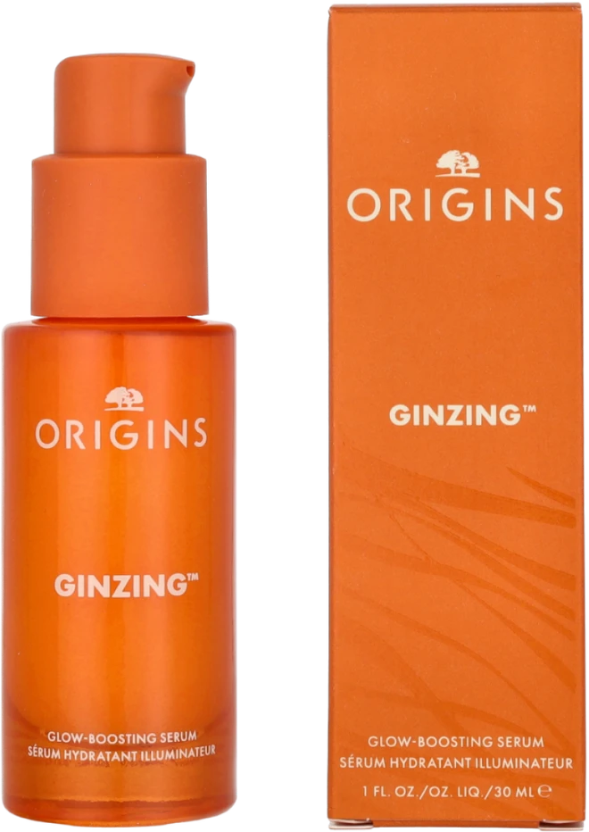 Origins Ginzing Glow-Boosting Serum skaistinantis veido serumas, 30 ml