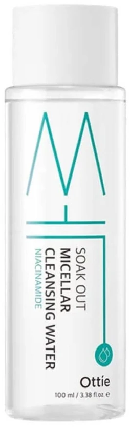 Ottie Soak Out Cleansing & Hydrating Micellar Vanduo Sensitive, 100 ml