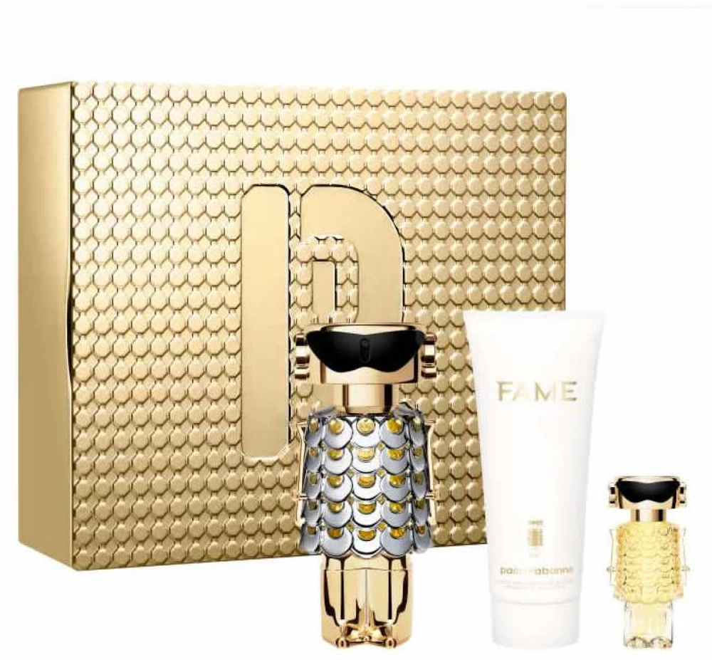 Paco Rabanne Fame Eau De Perfume Purškiklis, 80 ml Set 3 Pieces