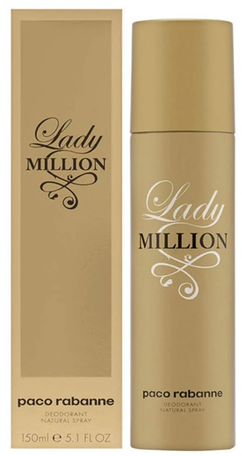 Purškiamas dezodorantas moterims Paco Rabanne Lady Million 150ml