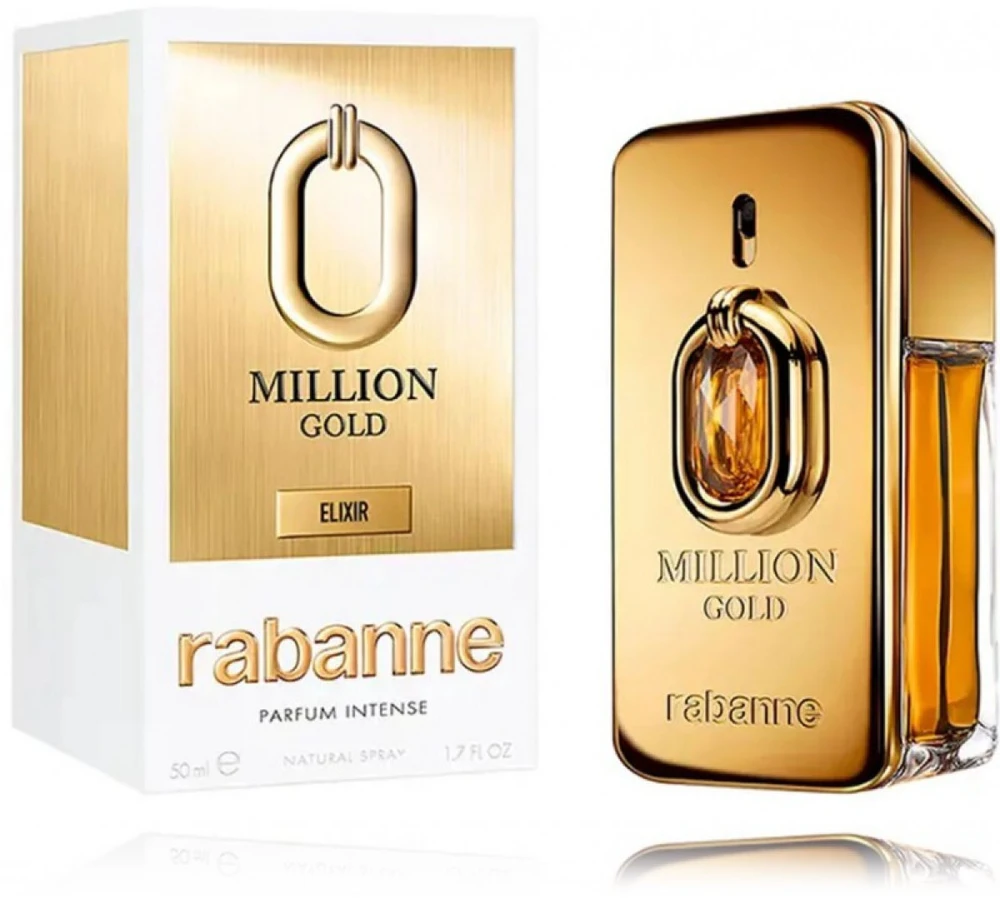 Paco Rabanne Million Gold Eliksyras Parfum Intense PP kvepalai vyrams, 50 ml