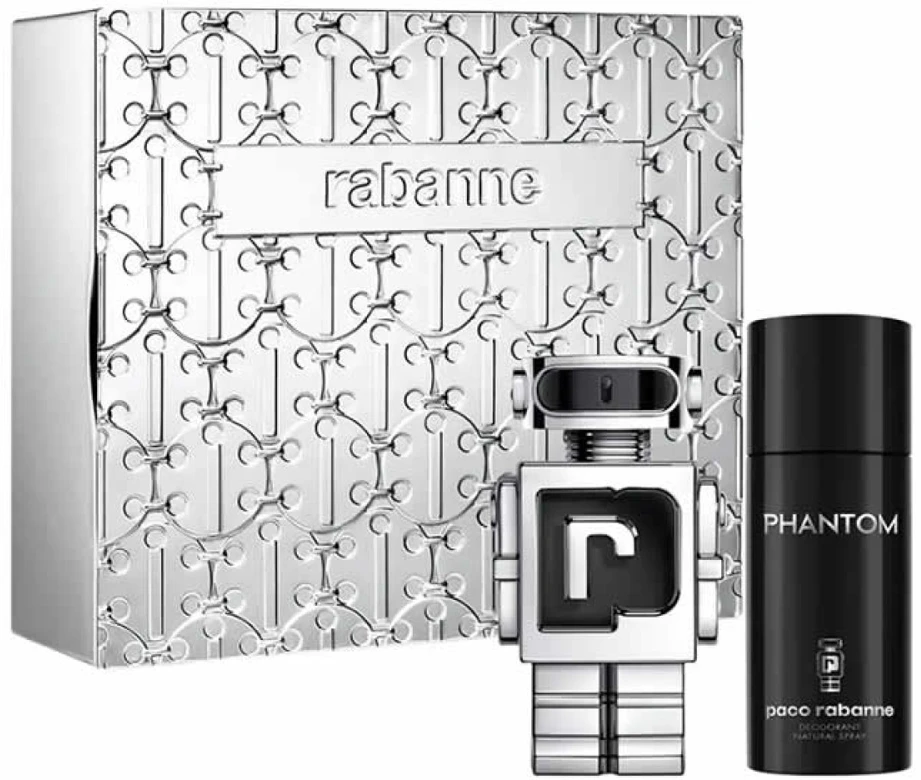 Paco Rabanne Phantom tualetinis vanduo purškiklis, 100 ml rinkinys 2 vnt.