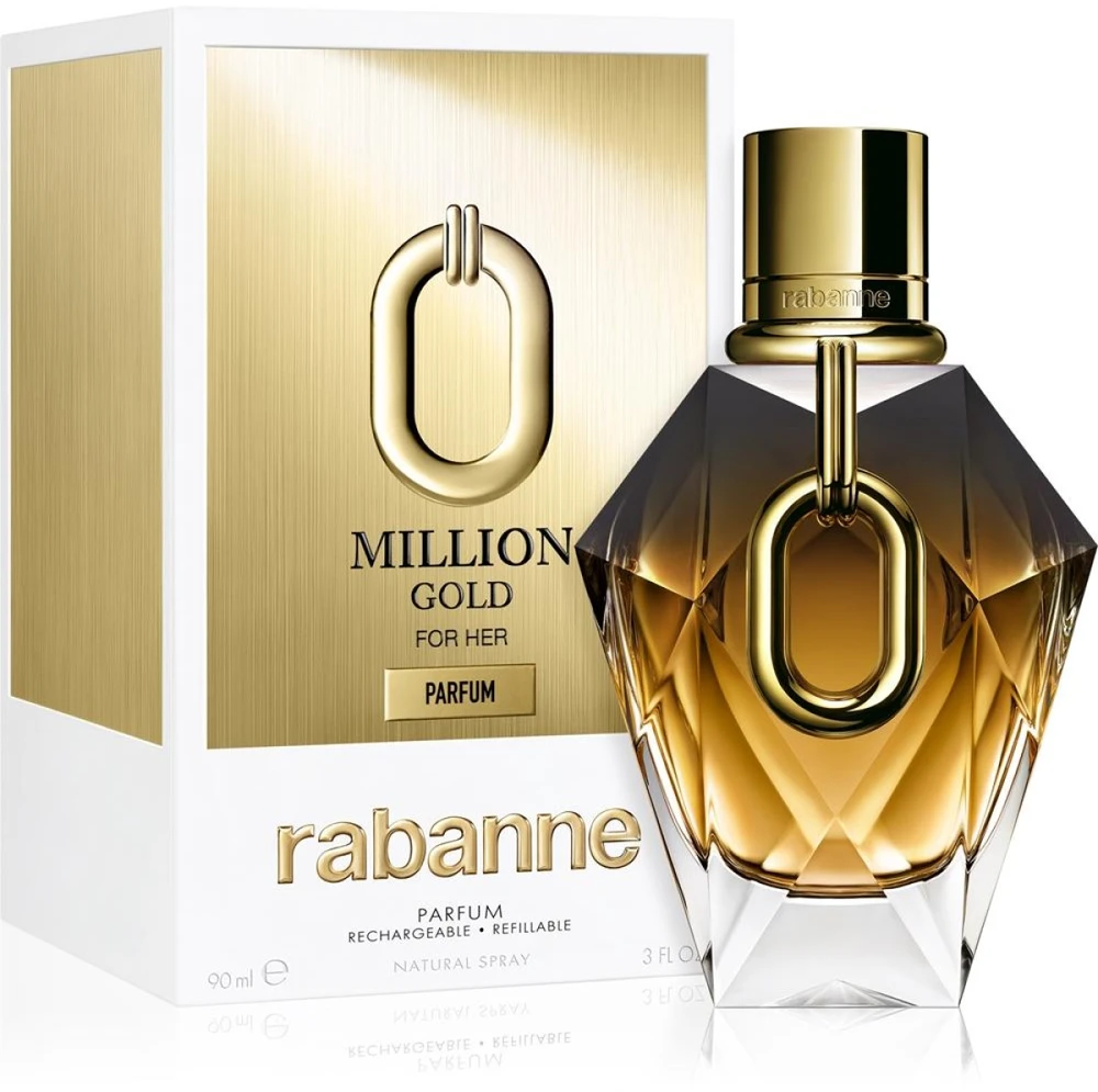 Paco Rabanne Rabanne Million Gold For Her Parfum Papildomas PP pildomi kvepalai moterims, 90 ml