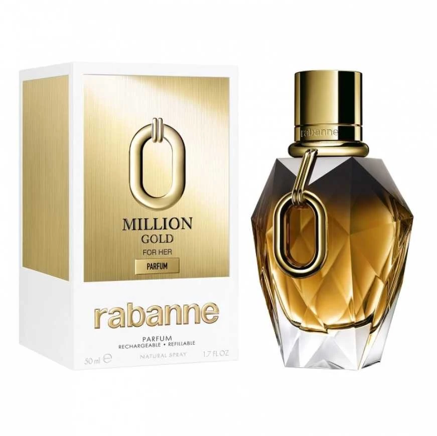 Paco Rabanne Rabanne Million Gold For Her Parfum Papildomas PP pildomi kvepalai moterims, 50 ml
