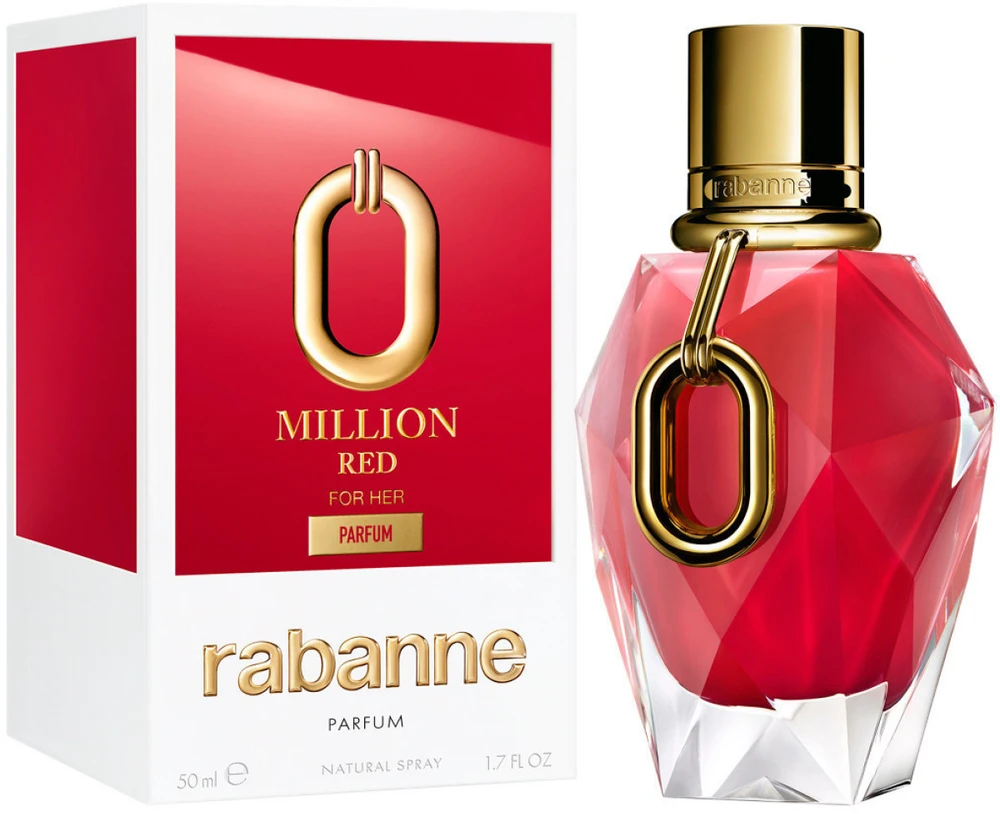 Paco Rabanne Rabanne Million Raudona For Her Parfum PP kvepalai moterims, 50 ml