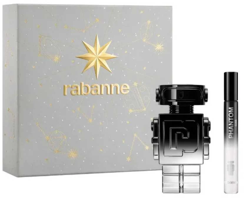 Paco Rabanne Rabanne Phantom Eliksyras Parfum Intense Purškiklis, 50 ml Set 2 Pieces