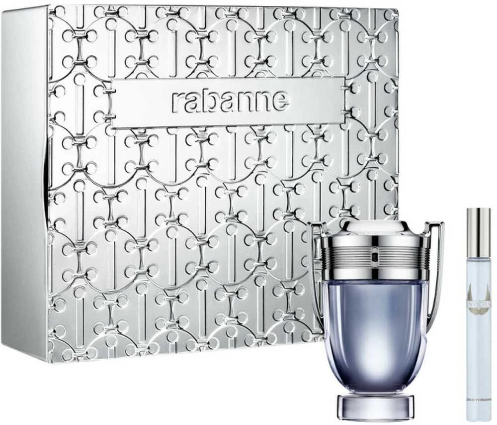 Paco Rabanne Invictus rinkinys vyrams (EDT, 100 ml + EDT,10 ml)