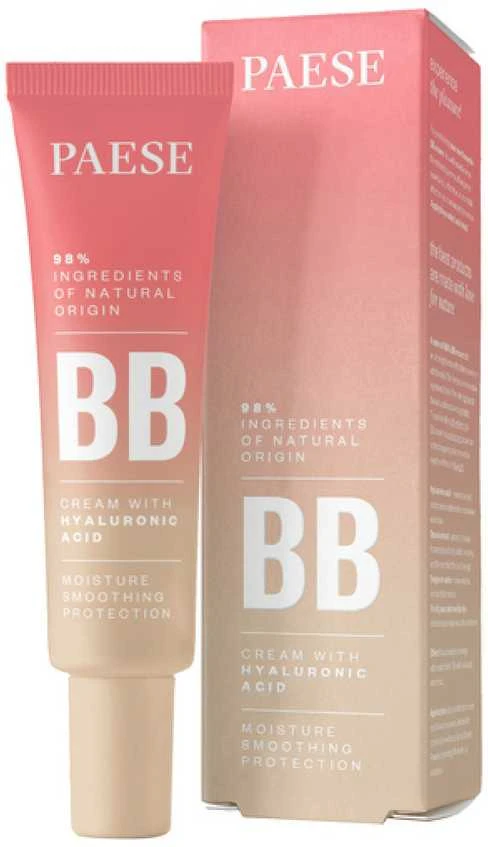 Paese BB Kreminis With Hyaluronic Acid 02 rusvai gelsvas, 30 ml