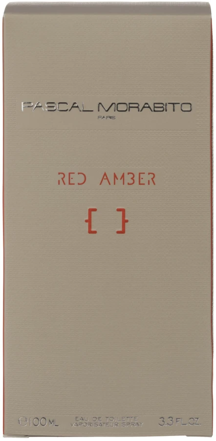 Pascal Morabito Raudona Amber EDT tualetinis vanduo vyrams, 100 ml