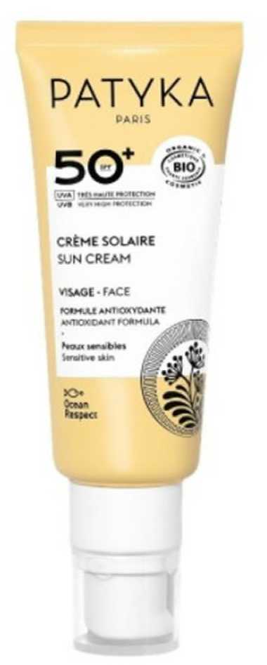Patyka SPF50 veido apsaugos nuo saulės kremas, 40 ml