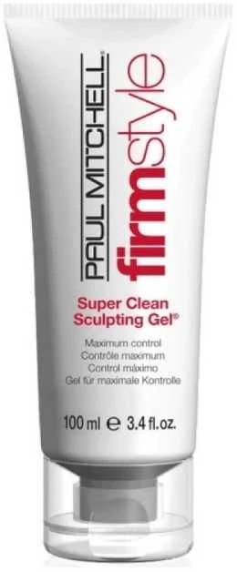 Paul Mitchell Firm Style Super Clean Sculpting plaukų formavimo gelis be parabenų, skirtas tvirtai fiksacijai, 100 ml