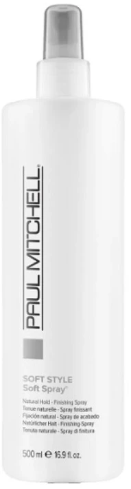 Paul Mitchell Soft Style Soft plaukų lakas be parabenų, Finishing Natural Hold, 500 ml