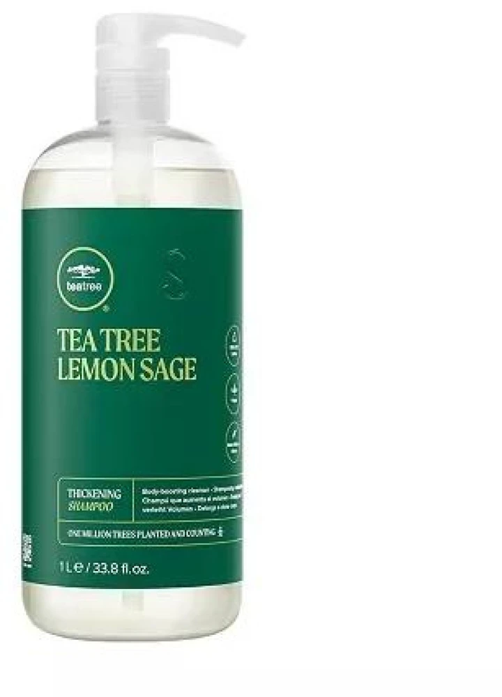 Paul Mitchell Tea Tree Lemon Sage Thickening Šampūnas tankinantis šampūnas ploniems plaukams, 1000 ml