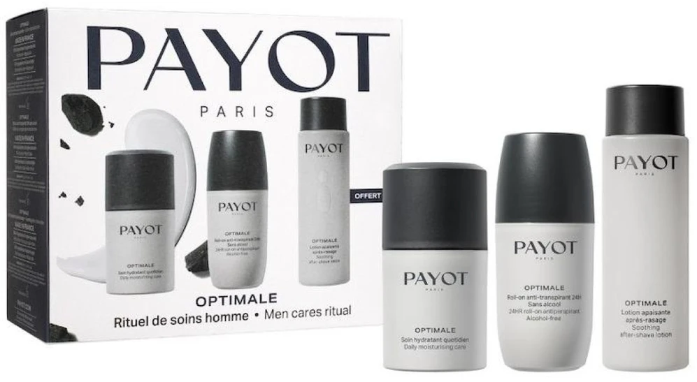 Payot OPTIMALE Trio Men Cares Ritual kūno priežiūros rinkinys vyrams