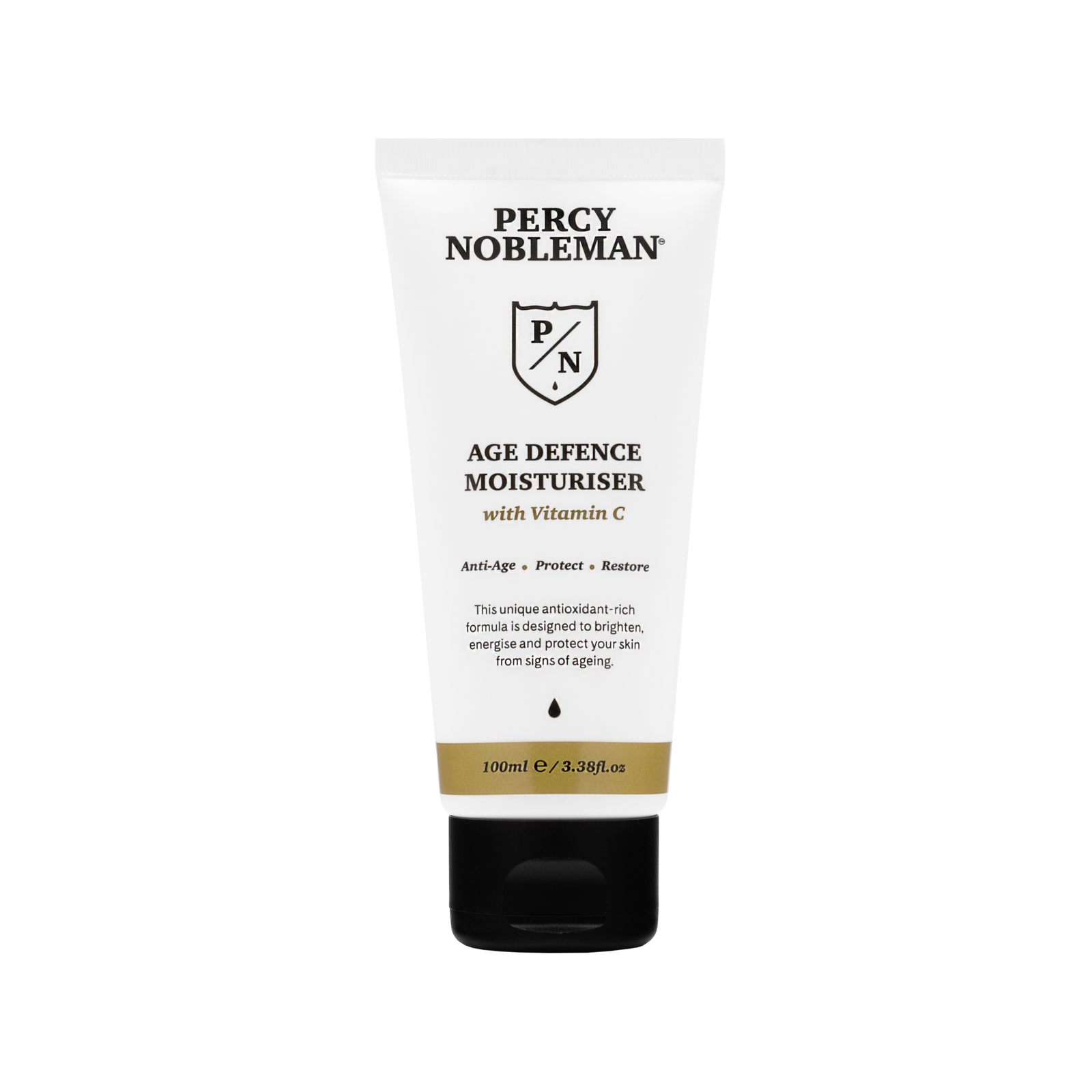 Percy Nobleman Age Defence Moisturiser with Vitamin C Veido kremas su vitaminu C, 100 ml