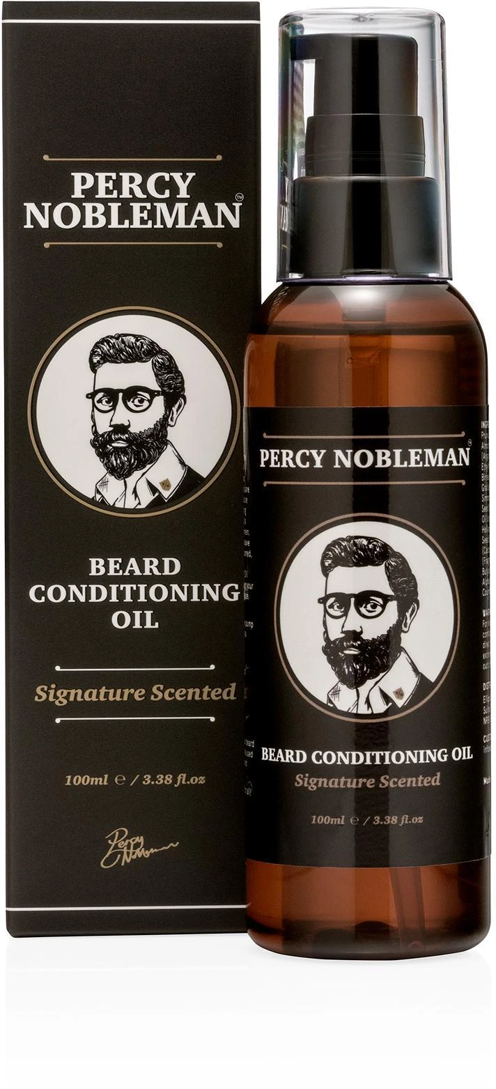 Percy Nobleman Beard Conditioning Oil Scented Kondicionuojantis vanilės aromato barzdos aliejus, 100 ml