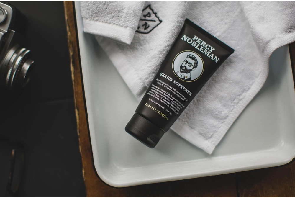 Percy Nobleman Beard Softener Barzdos plaukus minkštinantis kondicionierius, 100 ml