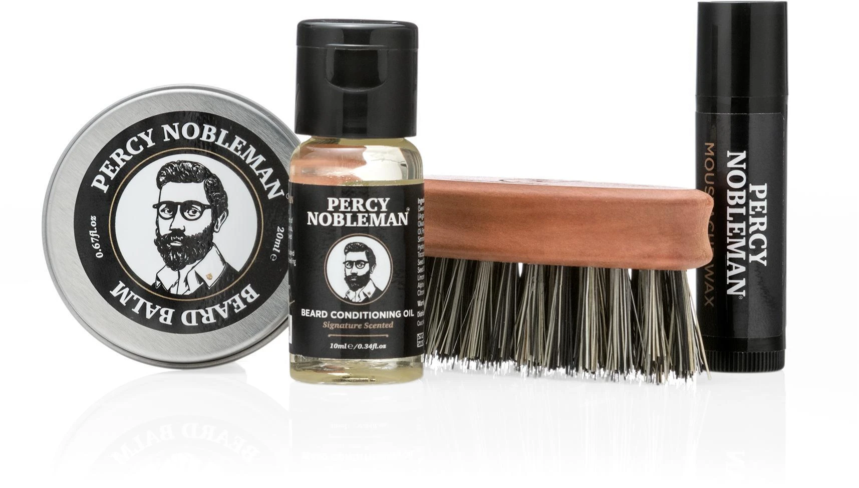 Percy Nobleman Beard Survival Kit Barzdos priežiūros rinkinys, 1vnt