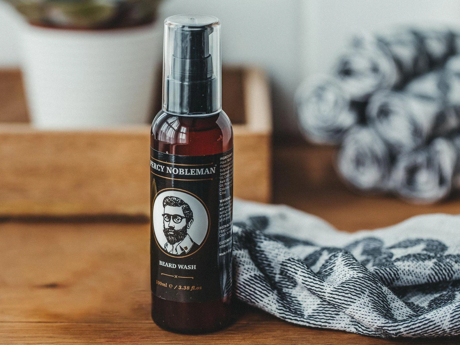 Percy Nobleman Beard Wash barzdos šampūnas, 100 ml