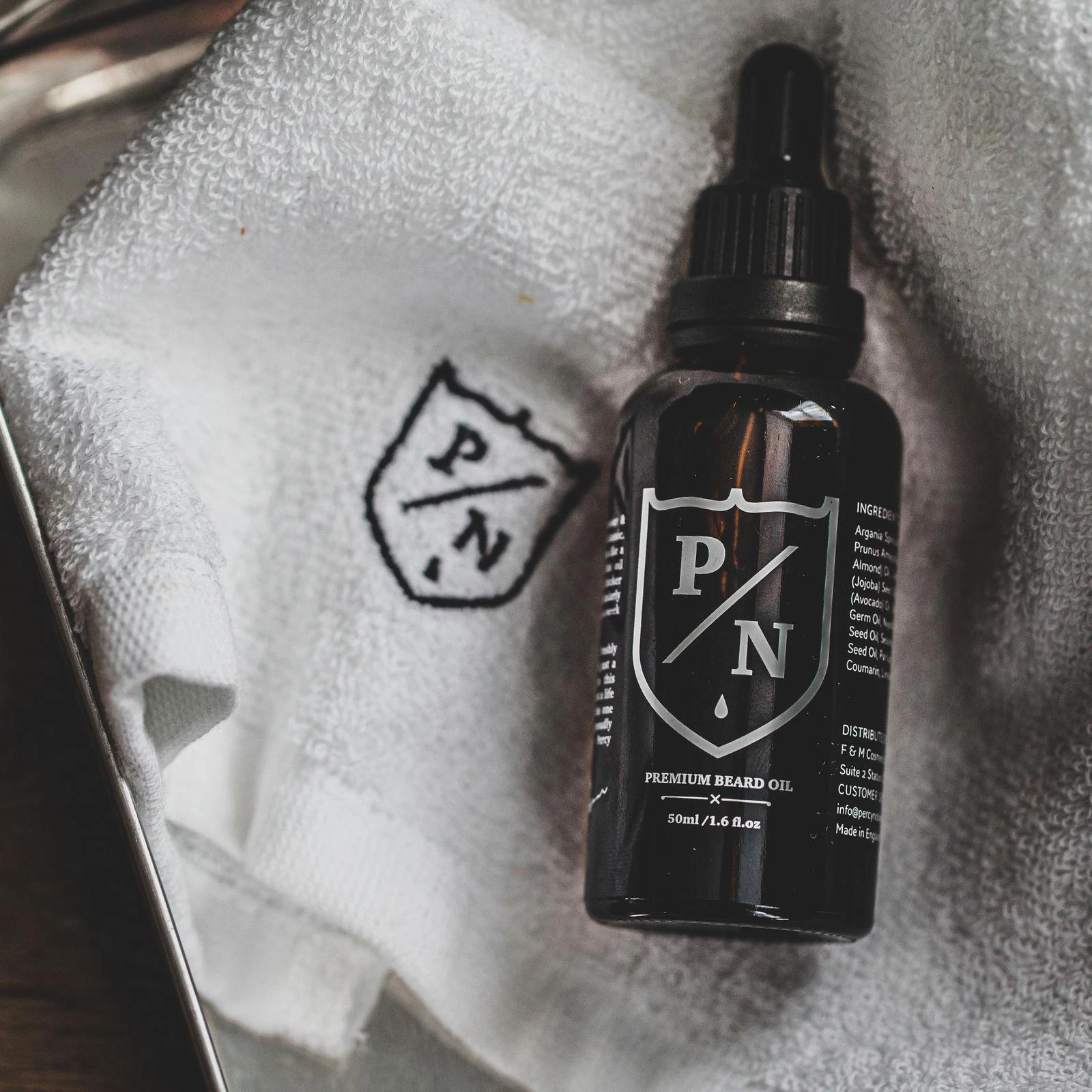 Percy Nobleman Premium Beard Oil Premium barzdos aliejus, 50 ml