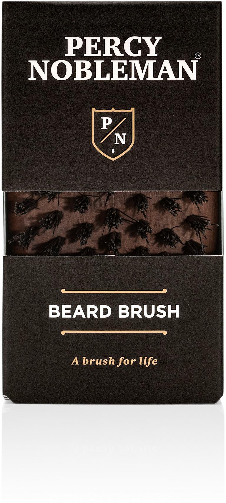 Percy Nobleman Vegan Friendly Beard Barzdos šepetys su sintetiniais šeriais, 1vnt