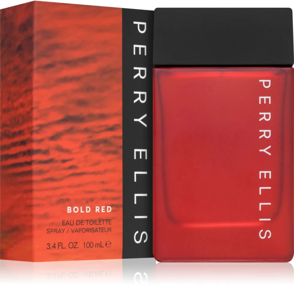 Perry Ellis Bold Raudona EDT tualetinis vanduo vyrams, 100 ml