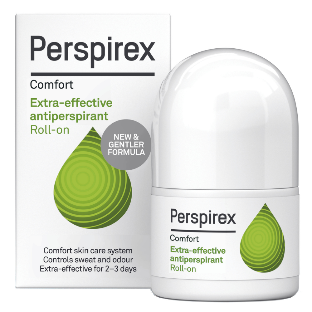 Perspirex Comfort Antiperspirant Dezodorantas Roll-On Unisex, 20 ml