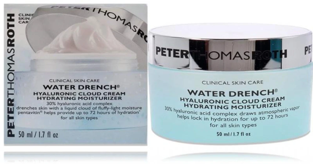 Pt Roth Peter Thomas Roth Vanduo Drench Hyaluronic Cloud Kreminis drėkinantis veido kremas, 50 ml