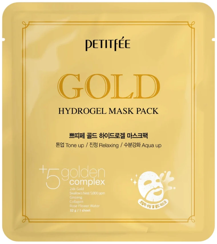 Petitfee Gold Anti-Aging Hydrogel Gel Mask For Face, 32 g