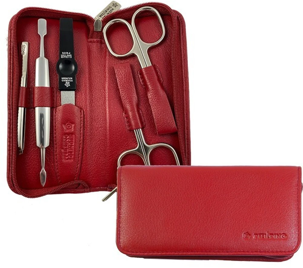 Pfeilring Solingen Manikiūro rinkinys 5 dalių "Pfeilring Original red