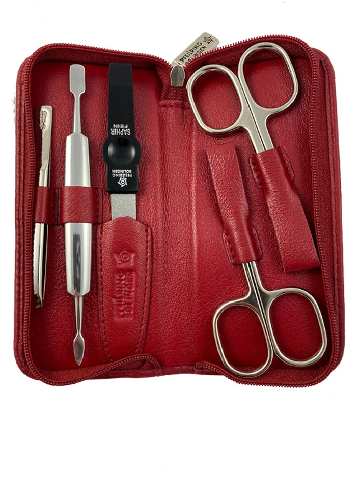 Pfeilring Solingen Manikiūro rinkinys 5 dalių "Pfeilring Original red