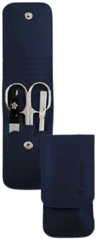 Pfeilring Solingen Manicure travel set 3 pieces mėlynas