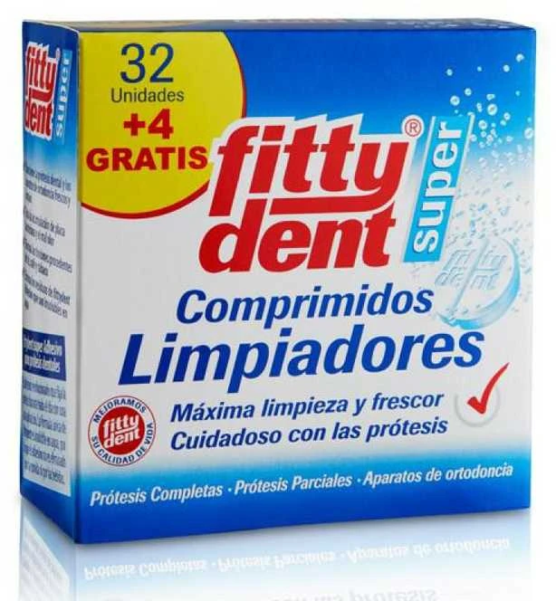 „Phb Fittydent Super Compressed Cleaners“ 32 vienetai