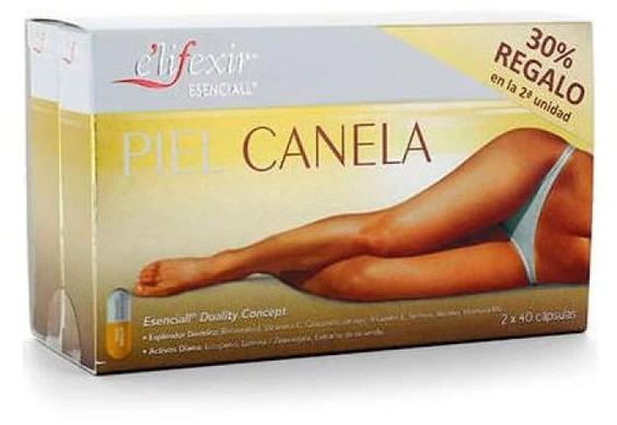 "Phergal E'lifexir Essential Cinnamon Skin" kapsulės skatinančios sveiką ir saugų įdegį saulėje