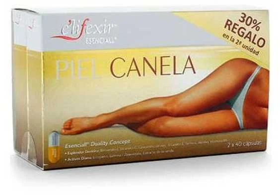 "Phergal E'lifexir Essential Cinnamon Skin" kapsulės skatinančios sveiką ir saugų įdegį saulėje