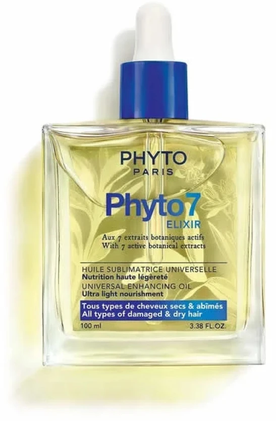 Phyto 7 Eliksyras Universal Enhancing Oil aliejus plaukams, 100 ml