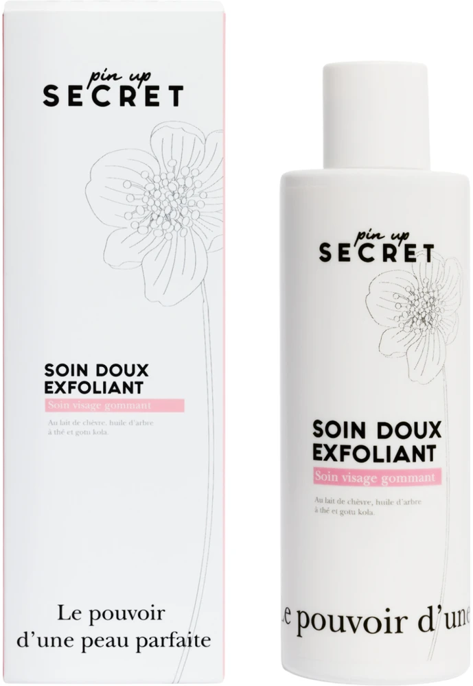 Pin Up Secret maitininantis Peeling Milk Šveičiamasis veido pienelis su ožkų pienu, 200 ml