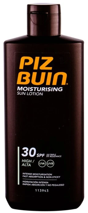 PIZ BUIN Moisturising Sun Lotion Sun Losjonas kūnui unisex, 200 ml