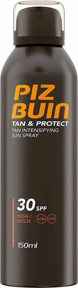 Piz Buin Tan And Protect Tan Intensifying Sun Purškiklis SPF 30 purškiamas apsauginis losjonas nuo saulės, 150 ml