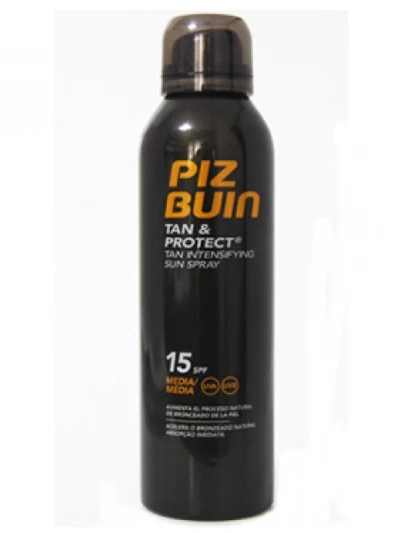 Įdegį skatinantis apsauginis purškiklis Piz Buin Tan And Protect, SPF 15, 150 ml