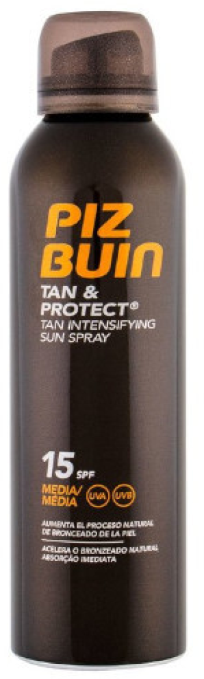 Piz Buin Tan - Protect SPF 15 (įdegį sustiprinantis purškalas nuo saulės) 150 ml