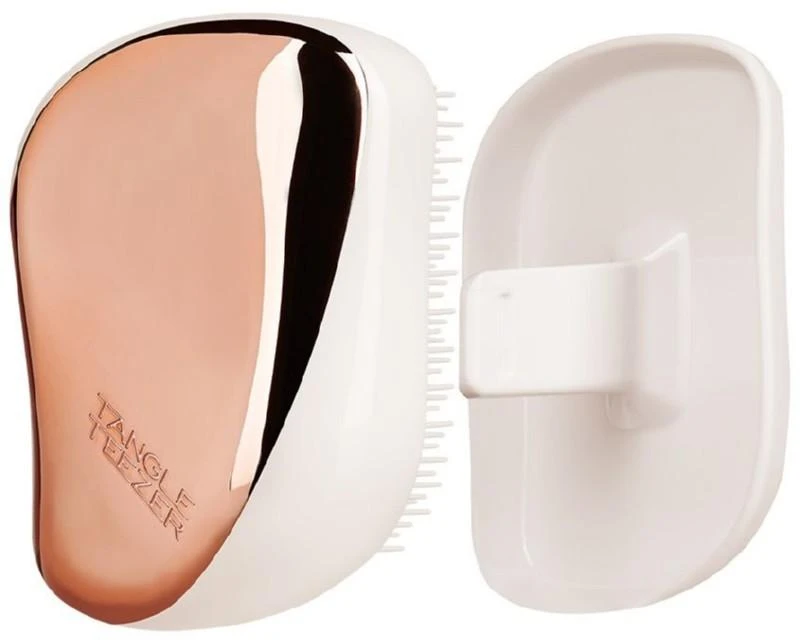 Plaukų šepetys Tangle Teezer Compact Styler Rose Gold Ivory