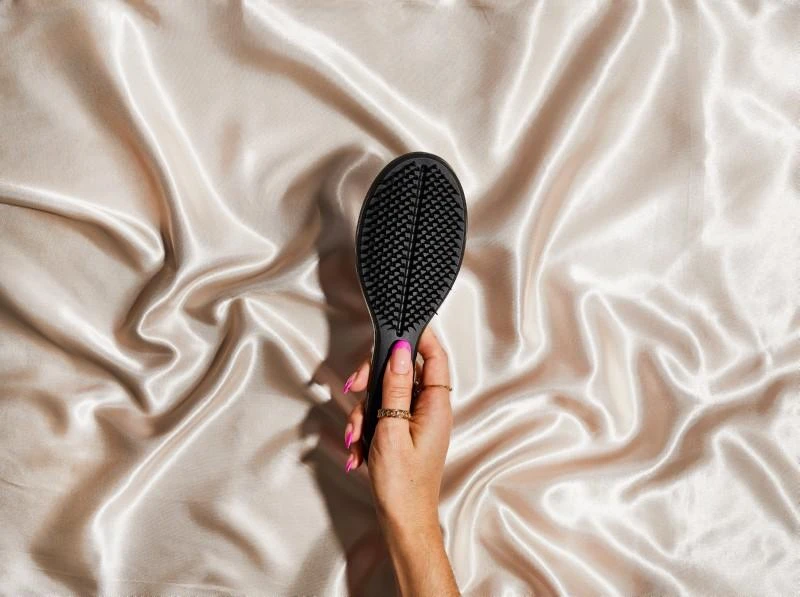 Plaukų šepetys Tangle Teezer Wet Detangler The Ultimate Styler Jet Juodas, juodos spalvos