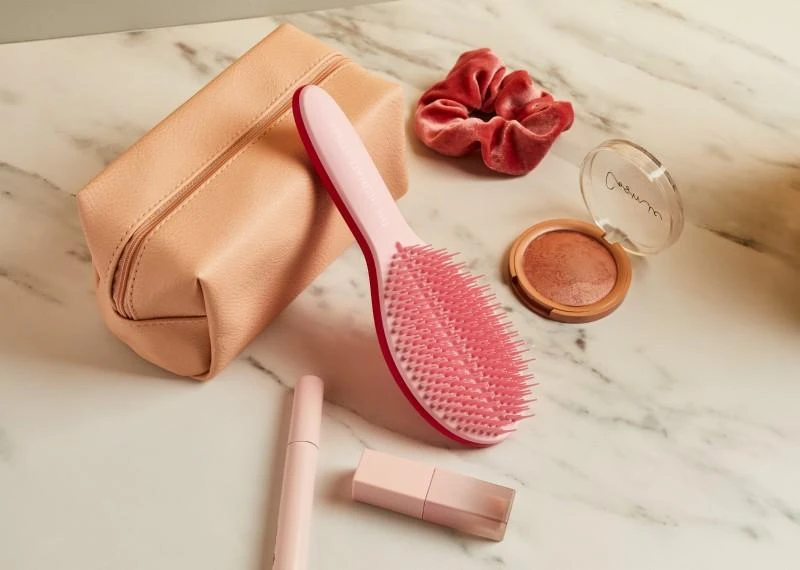Plaukų šepetys Tangle Teezer Wet Detangler The Ultimate Styler Bright Rožinė, rožinės spalvos