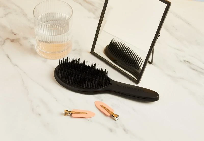 Plaukų šepetys Tangle Teezer Wet Detangler The Ultimate Styler Jet Juodas, juodos spalvos