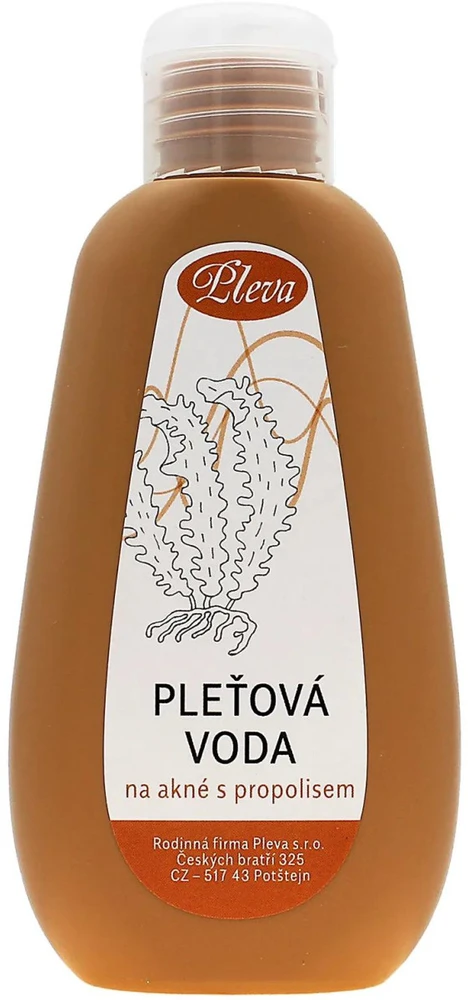 Pleva Lotion with Propolis for Skin with Acne veido tonikas probleminei ir į aknę linkusiai odai su propoliu, 120 g